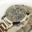 The Skeleton chronograph watch is chrome-plated - The Skeleton chronograph watch is chrome-plated