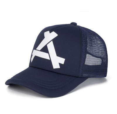 Бейсболка с круглым козырьком ALPHA синяя 