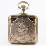 Pocket watch "OMEGA" silver square - На часах выполнено изображение богини плодородия 